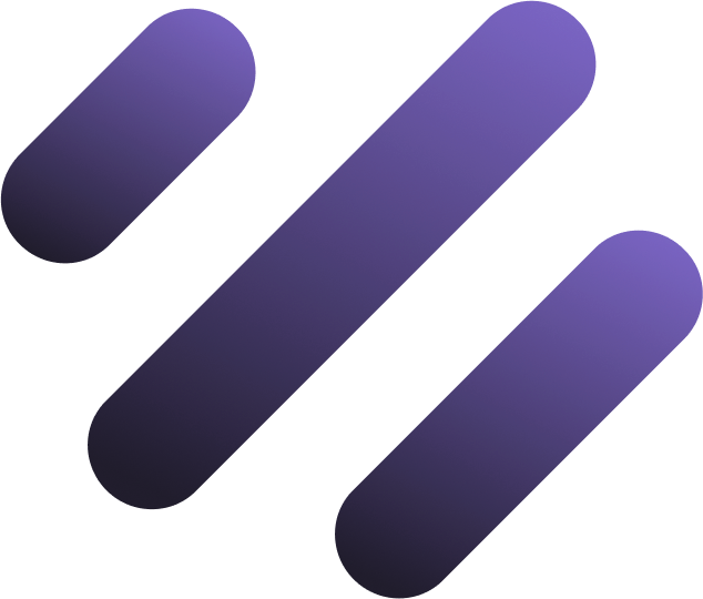 Decorative gradient shapes